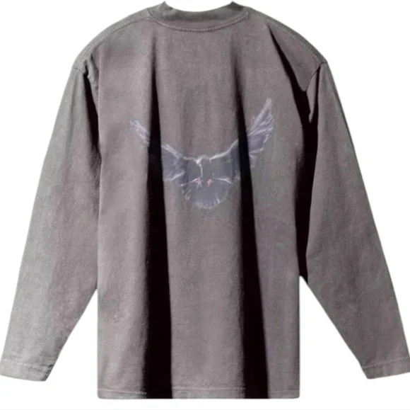 Yeezy Gap Dove Long Sleeve Shirt Men's Size Medium - Picture 2 of 6